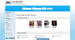 Desktop Screenshot of caryhighschoolalumni.com